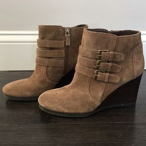 Franco Sarto Wedge Booties - Size 7.5 (EUC)